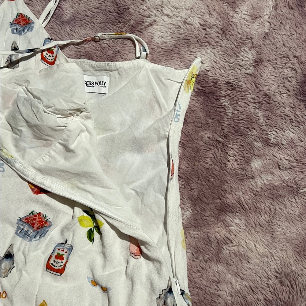 Princess Polly Jaye Mini Dress White / Multi - Picture 10 of 16